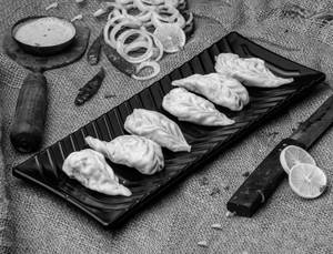 Paneer Keema Steamed Momos