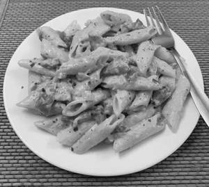 Chicken Creamy White Penne Pasta