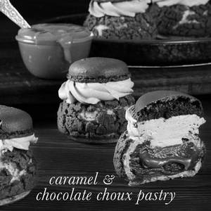 Chocolate Caramel Choux Pastry (1pc)