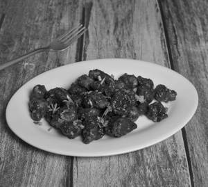 Mushroom Manchurian Dry