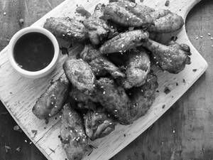 Barbeque Chicken Wings (6pcs)