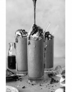 Chocolate Milkshake With Ice Cream