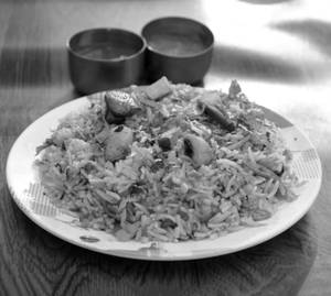 Mushroom Fried Rice