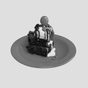 Nutella N Oreo Brownie Sundae