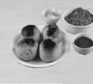 Baati Plain 4 Pcs + Chokha