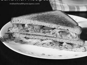 Schezwan Chicken Grill Sandwich