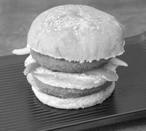 Spicy paneer burger 
