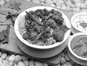 Chicken 65 biryani