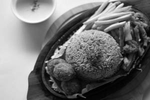 Veg Bbq Sizzler