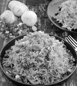 Mushroom Fried Rice 