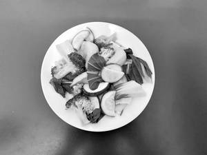 Stir  Fried Three Treasure  Greens
