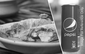 Paneer Tikka Roll + Pepsi 250 Ml Can