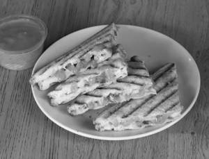 Paneer grill Club Sandwich