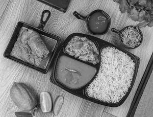 Jumbo Chingri Malaicurry Office Parar Thali