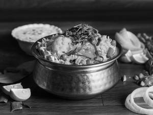 Veg. Biryani + Papad + Raita