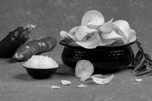 Homemade Tapioca Chips Salt (200 Gms)