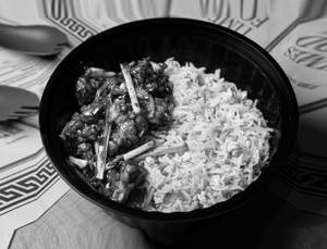 Egg Fried Rice With Chilli Chicken (Dry)
