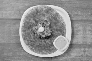 Open Butter Masala Dosa