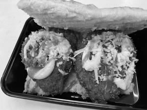 Goan Cutlet Pao ( Cheesy Chicken Cutlet Stuffed & Grilled In Local Bread )
