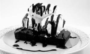 Brownie with Ice cream