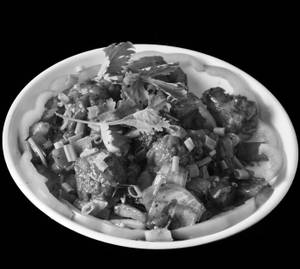 Boneless Schezwan Chicken Chilli Dry(half)