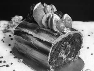 Chocolate Mousse Swiss Roll Cake 900g