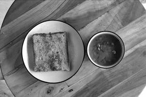 Lentil Soup With Whole Wheat Bread (1 Slice)