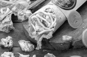 Chicken Malai Kebab Wrap