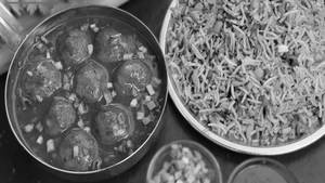 Veg Manchurian + Fried Rice
