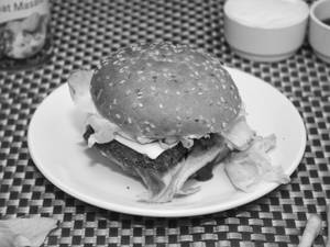 Fish Burger with Cheese