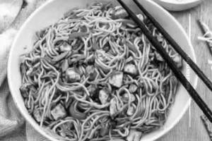 Paneer Mushroom Noodles