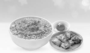 Butter Chicken Biryani + Choice of Dessert