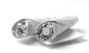 Aloo tikki wrap 1