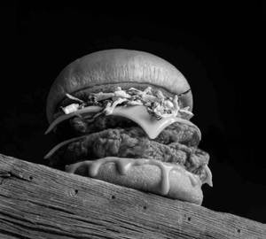 Crispy Chicken Double Patty With Cheese Burger