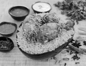 Chicken Dum Biryani (Bones)