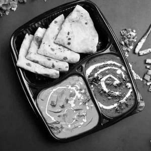 Roti With Dal And Butter Chicken