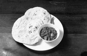 Mutton Tikia Fry With 4pcs Tandoori Roti