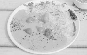 Kadhi With Rice And Salad