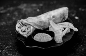 Chicken With Egg Roll