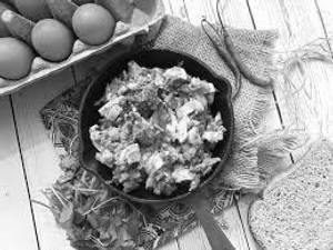 Boiled Egg Bhurji with Bread