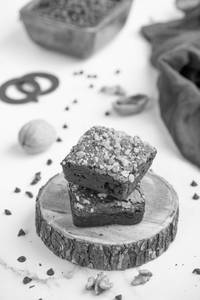 Eggless Walnut Chocolate Brownie (50 Gm)