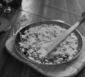 Corn Spinach Maggi
