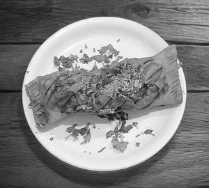 Mutter paneer roll