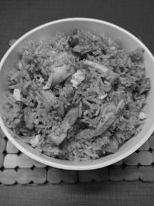 Schezwan chicken fried rice
