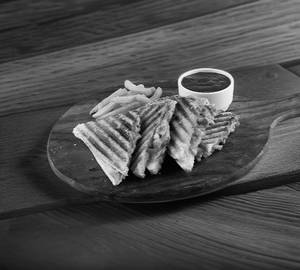 Veg grilled tandoori spicy sandwich