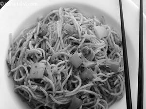 Veg Chilli Garlic Rice Noodles