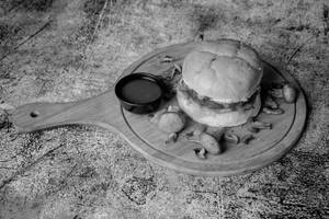 Fried Mushroom Burger