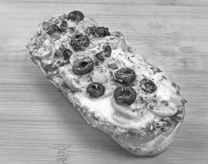 Olive Mushroom Pizza Boat