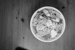 Three Bellpepper Noodles Egg