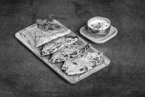 Aloo Parotta with Curd